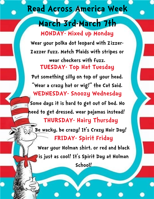 Read Across America dates